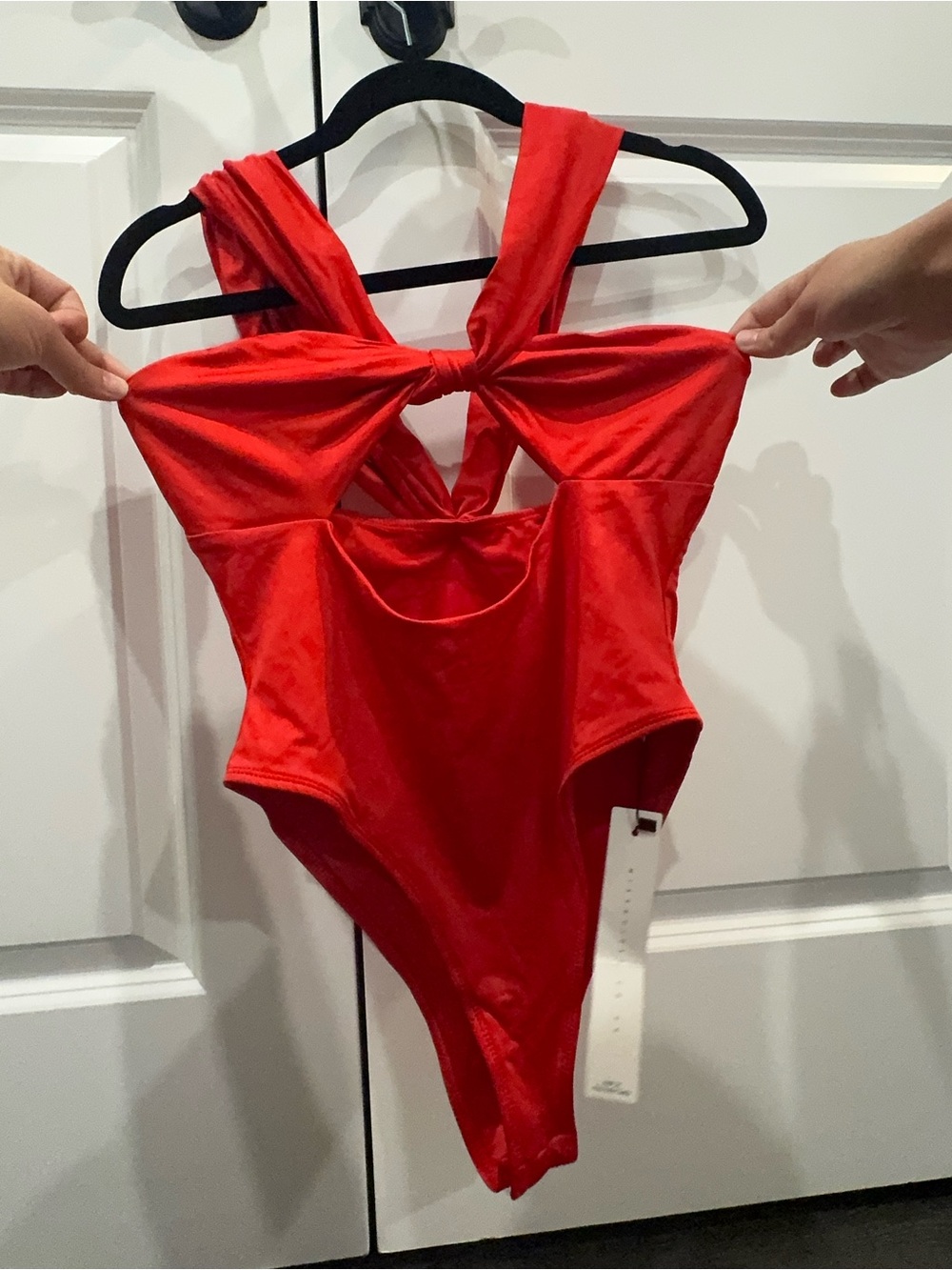 Women’s Red Bodysuit